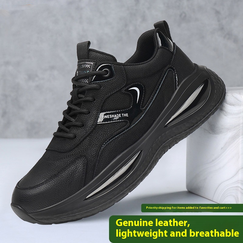 Leather Casual White Shoes Men's Outdoor Mountaineering foto 2