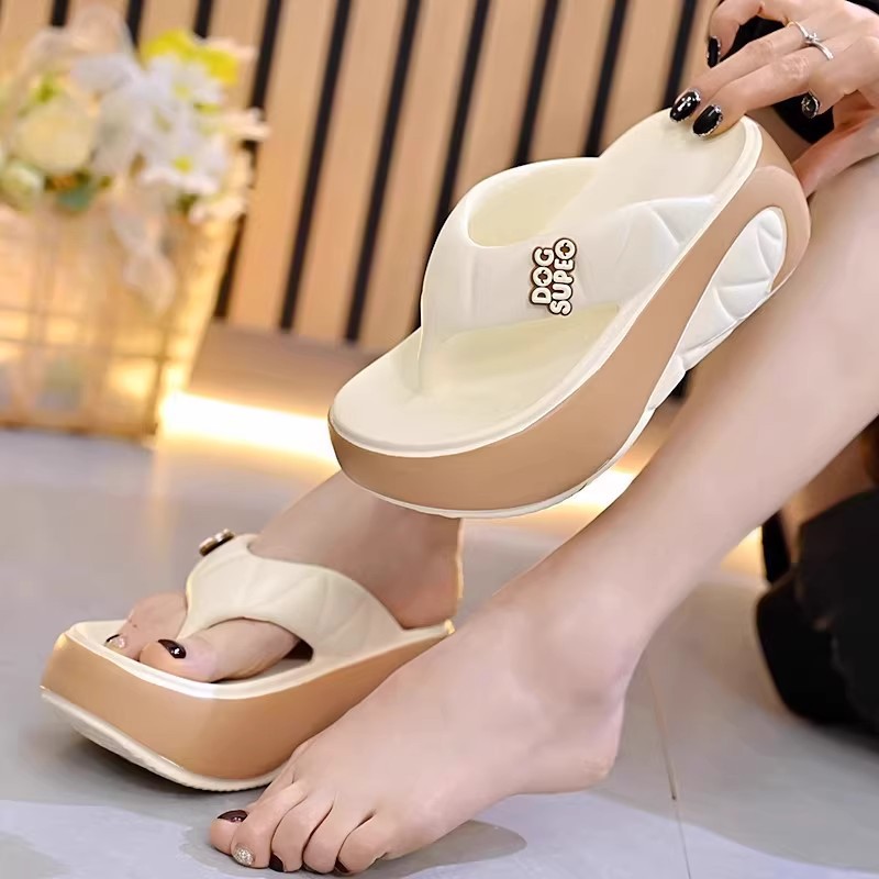 Women's Outdoor Thick-Soled Non-Slip Beach Flip-Flops For Home Use foto 2