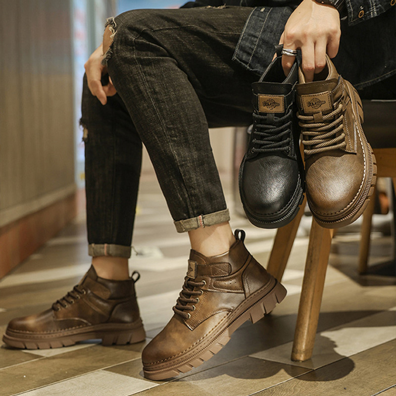 Martin Boots Men's High Top Working Wear Retro foto 2