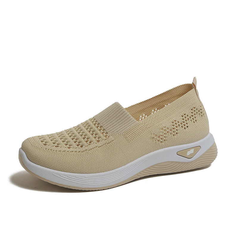Women's Flyknit Breathable Slip-On Flat All-Match Casual Shoes foto 3