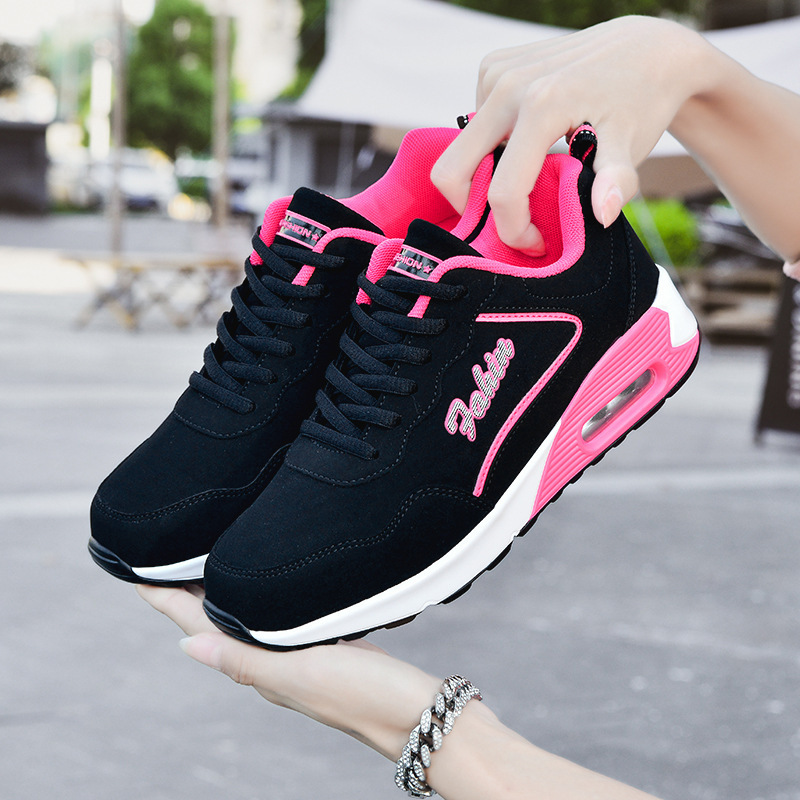 Spring Leather Plus Size Air Cushion Sports Shoes foto 3
