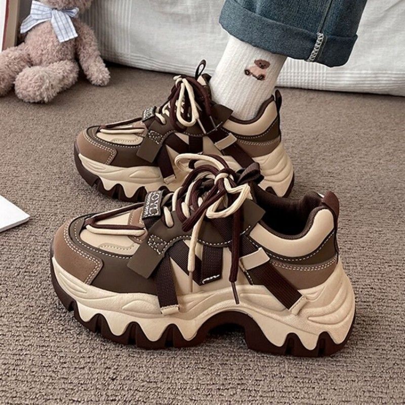 Women's Fashionable All-match Chunky-soled Sneakers foto 2