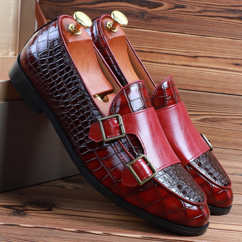 British Fashion Men's Leather Shoes foto 5