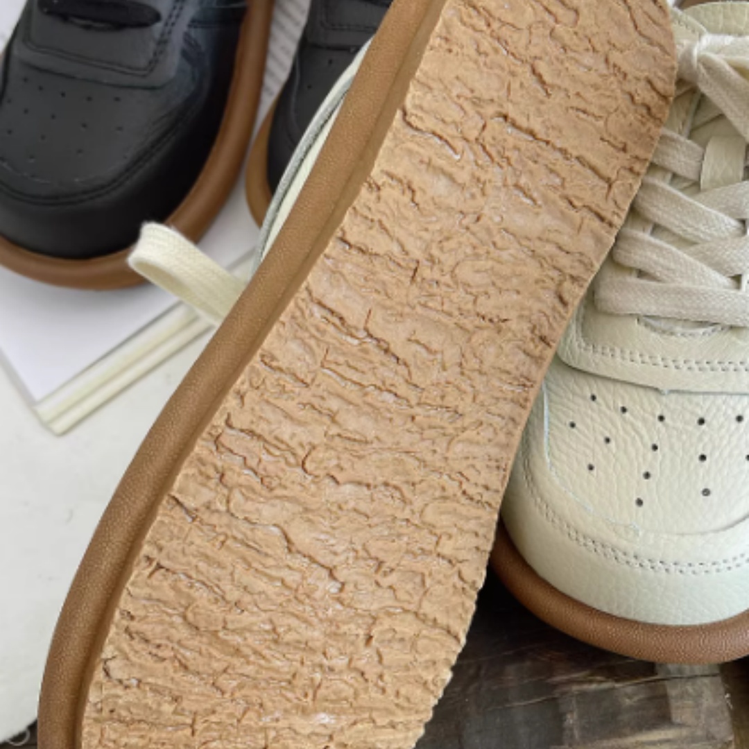 Artistic Round-toe Leather Shoes Mori Girl Harajuku Soft-soled Shoes foto 4