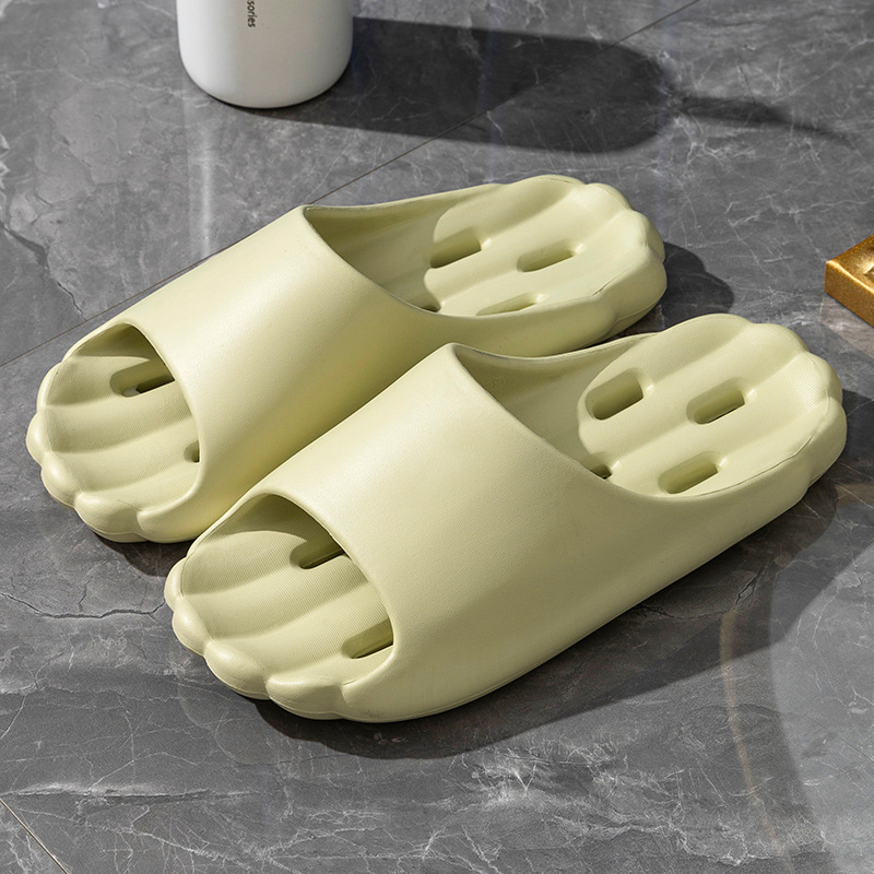 Men's Bathroom Hollow-out Quick-drying Eva Slippers foto 2