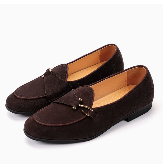Summer Casual Men Loafers Leather Shoes foto 4