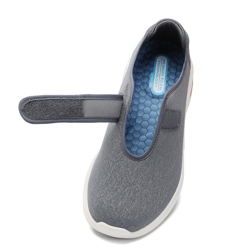 Walking Large-size Dad Widened Mom Mid- To Late-life Single-layer Shoes foto 2
