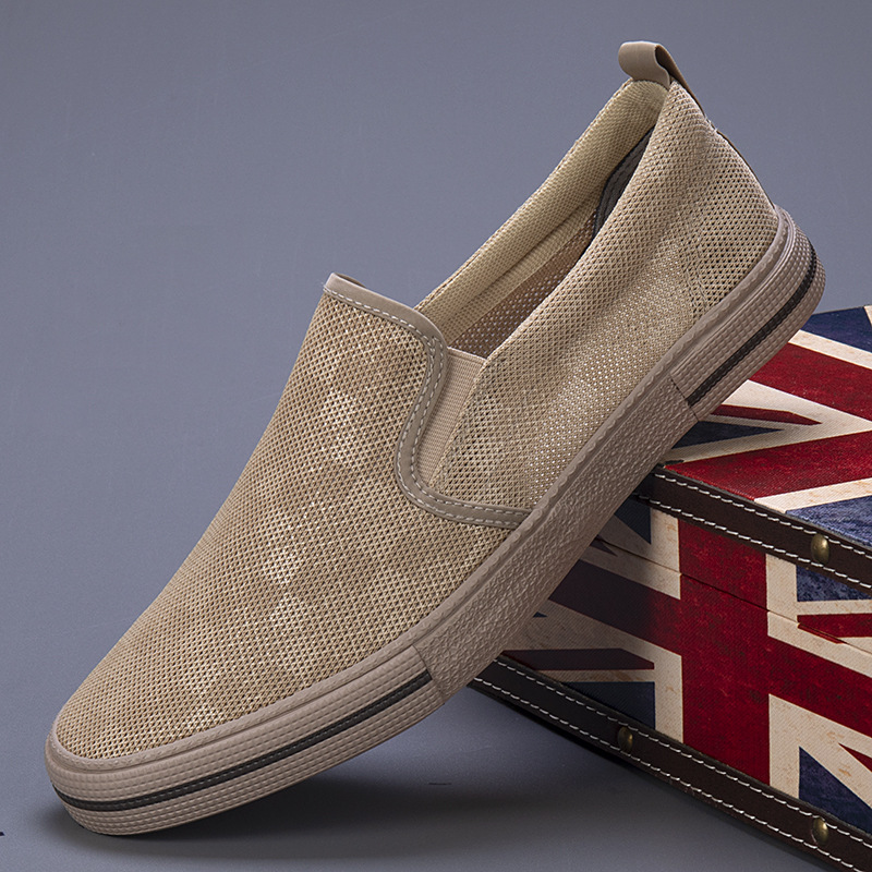 Men's Trendy Breathable Casual Flat Canvas Shoes foto 4