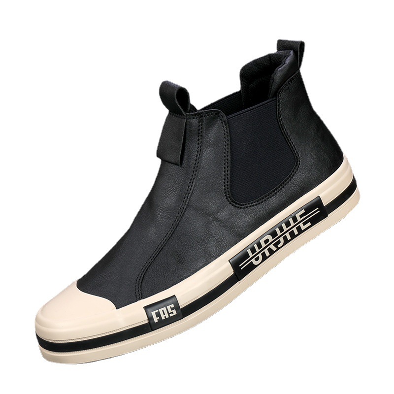 All-match Fashion Men's High-top Board Shoe foto 2