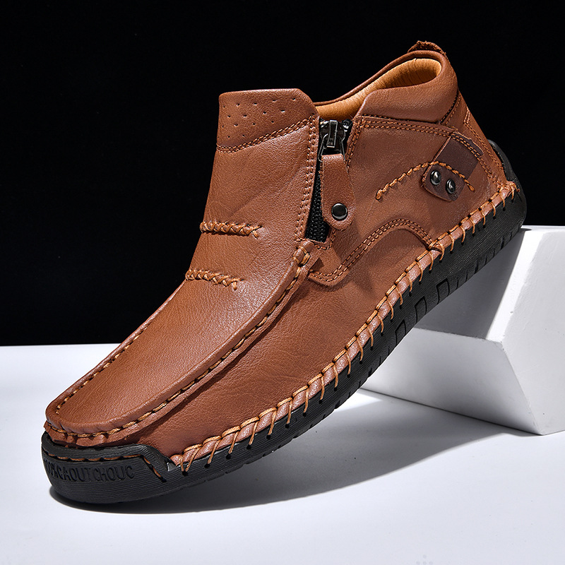 Plus Size Men's Outdoor Casual Shoes Slip-on Flat Bottom foto 2