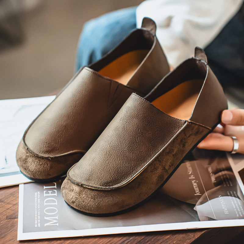 Men's Versatile Slip-on Casual Shoes With Soft Soles