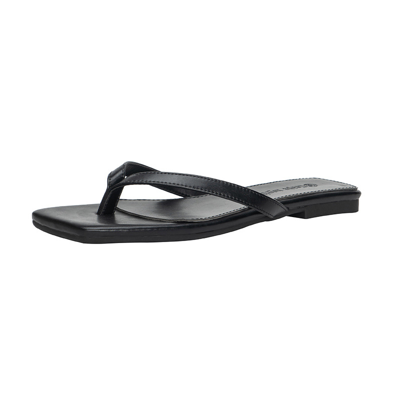 Square Head Flip Flops French Style Kitten Heel Women foto 4