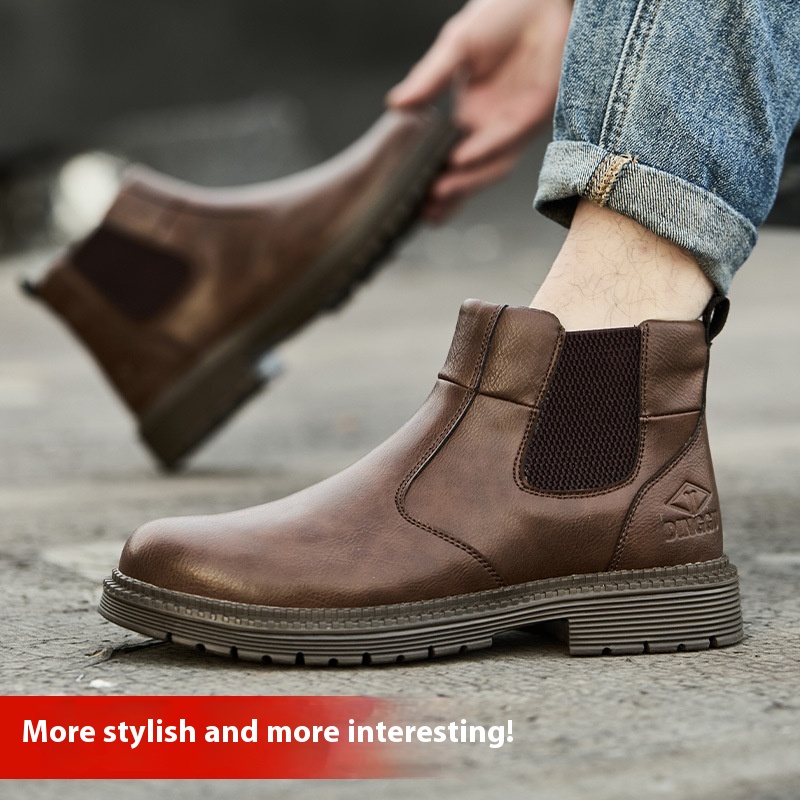 Men's High-top Labor Protection Shoes foto 3