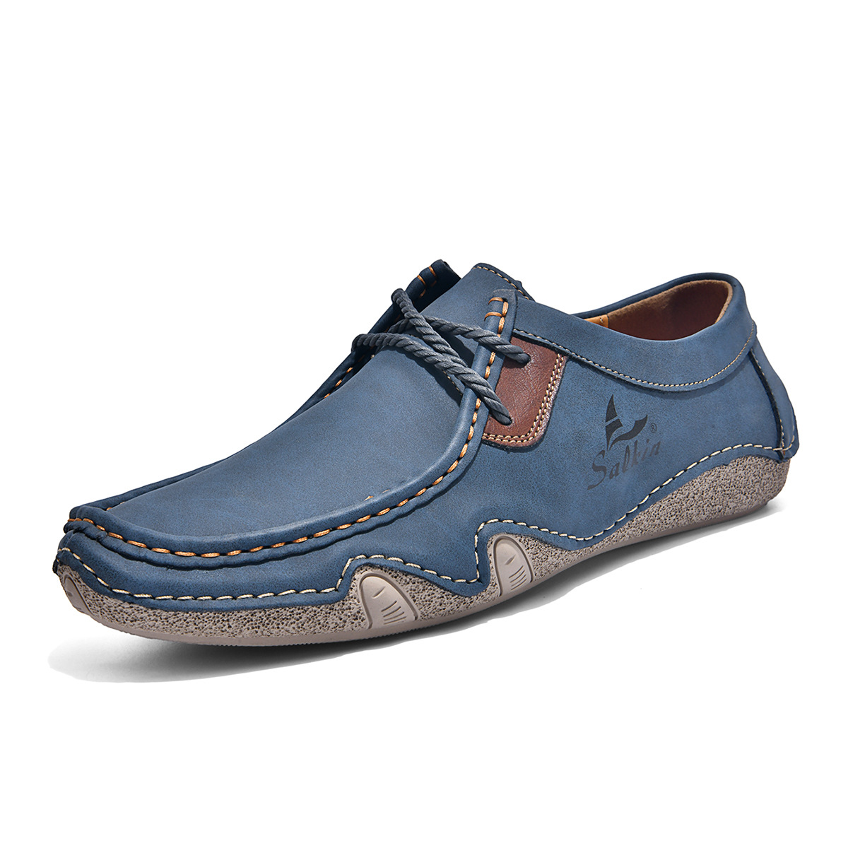 Men's Low-cut Casual Shoes With Front Laces foto 4