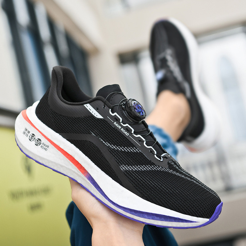 Rotating Button Popcorn Carbon Plate Racing Shoes foto 4