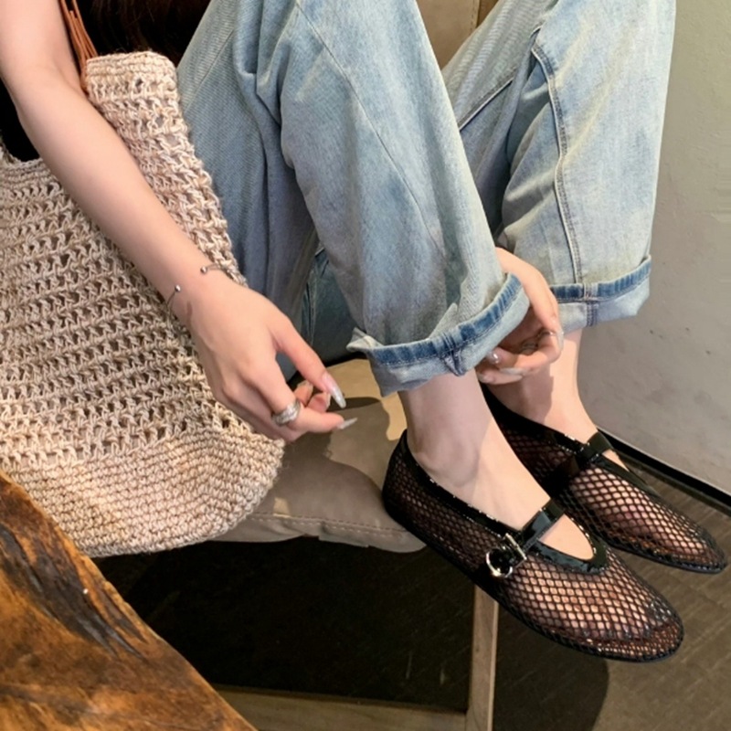 Womens Mesh Hollow-Out Breathable All-Match Pumps foto 4