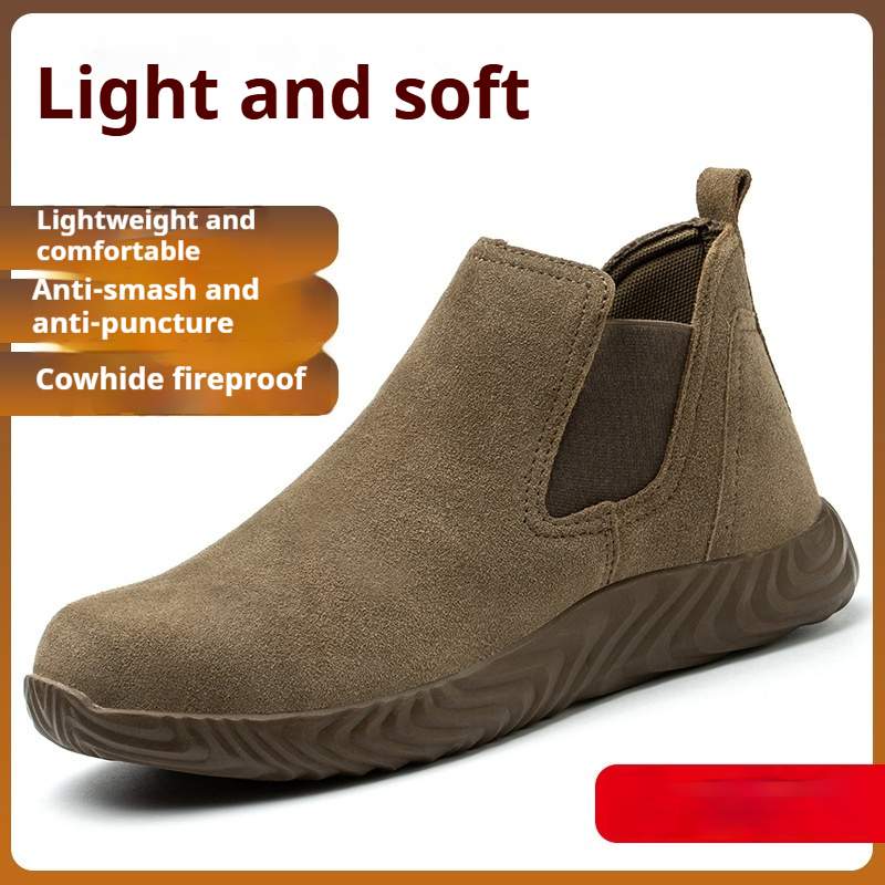Men's Safety Shoes With Steel Toe Caps For Anti Smashing And Anti Piercing foto 2