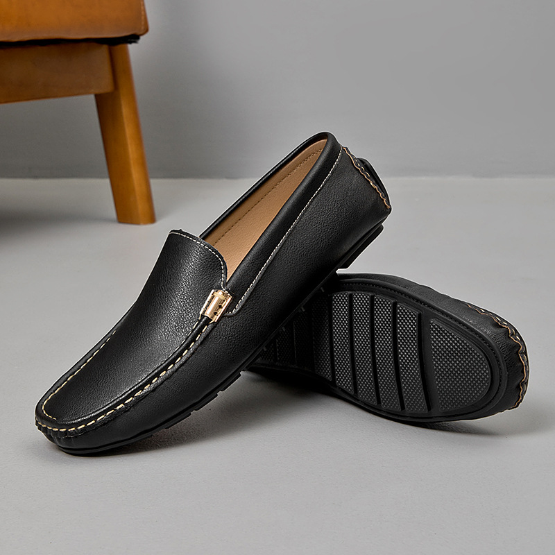 Outdoor Leather Leisure Driving Men's One Pedal foto 2