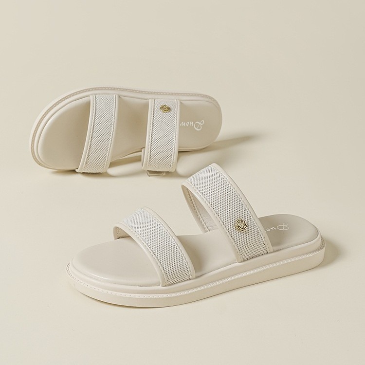 Women's Vintage Soft Bottom Flip-flops Beach Slippers foto 4