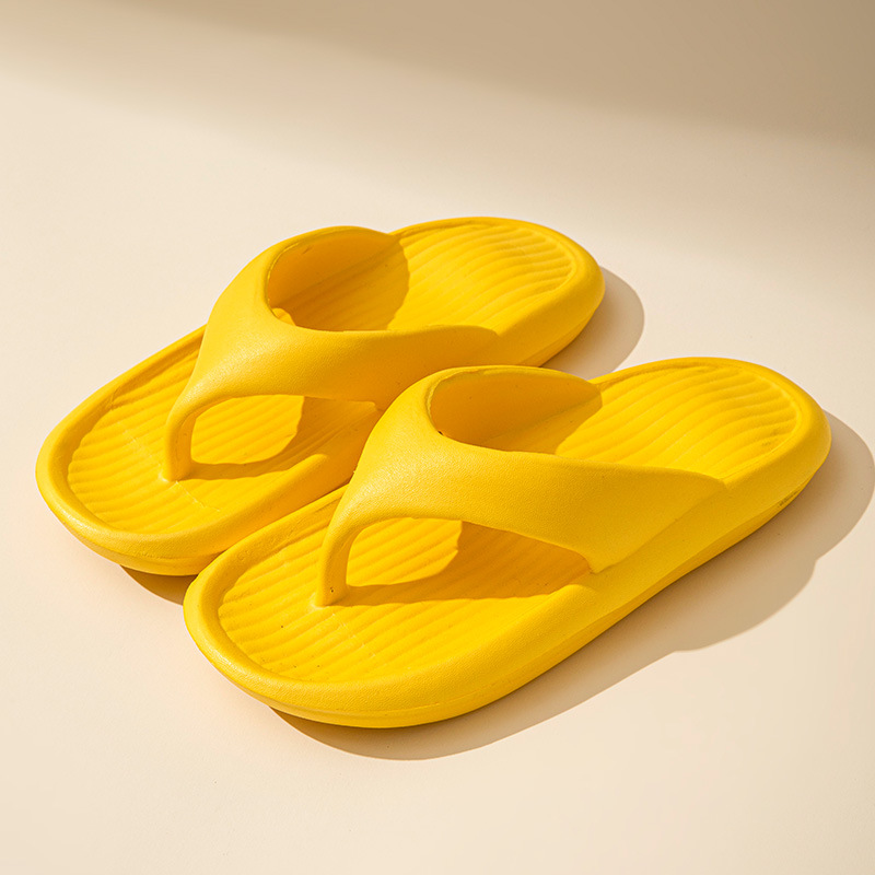 Solid Color Striped Texture Flip-Flops Slippers For Women Men Non-slip Wear-resistant House Shoes Summer Outdoor Beach Shoes Couple foto 5