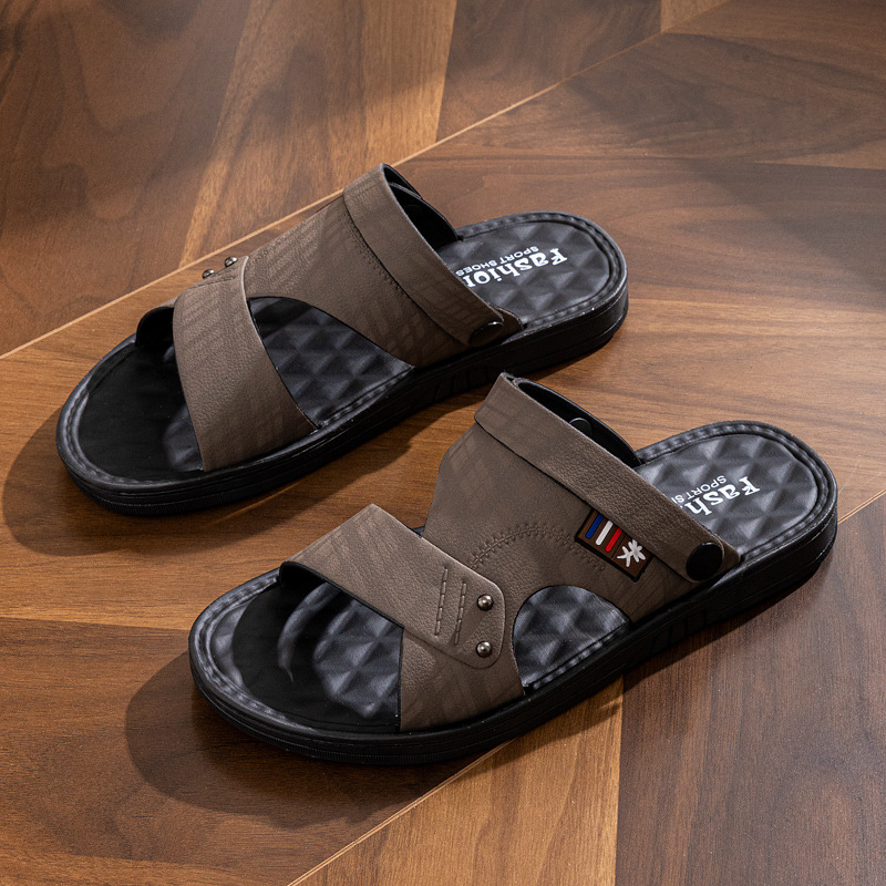 Soft Non-slip Waterproof And Hard-wearing Casual Double-use Men's Rubber Shoes foto 2