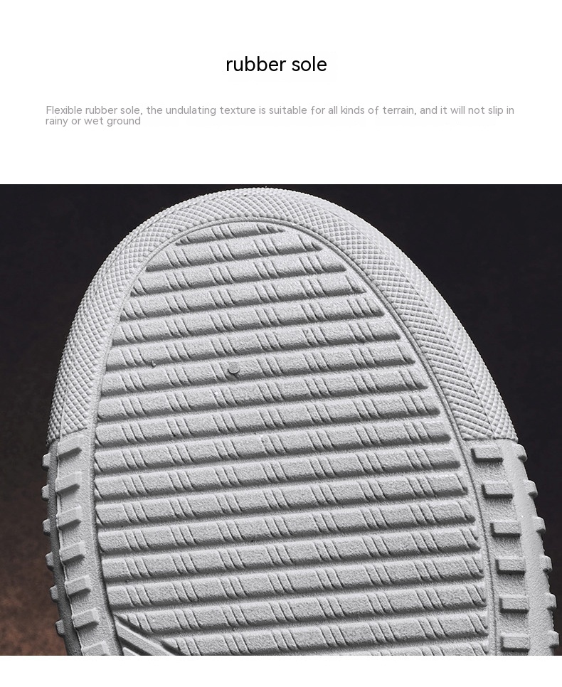 Autumn Men's Shoes Casual Leather Shoes Slip-on Sports Board Shoes Versatile Work Waterproof Easy Wear Tide Shoes foto 4