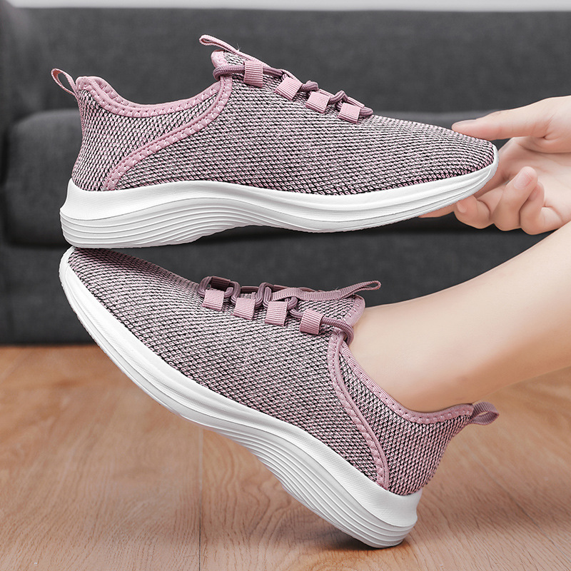 Summer Breathable Flyknit Surface Casual Fashion Sneaker foto 2