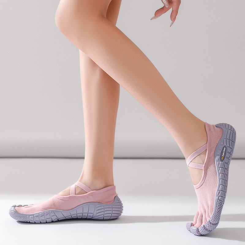 Refreshing Breathable Indoor Fitness Silent Anti-slip Yoga Pilates Skipping Rope Exercise Shoes foto 3
