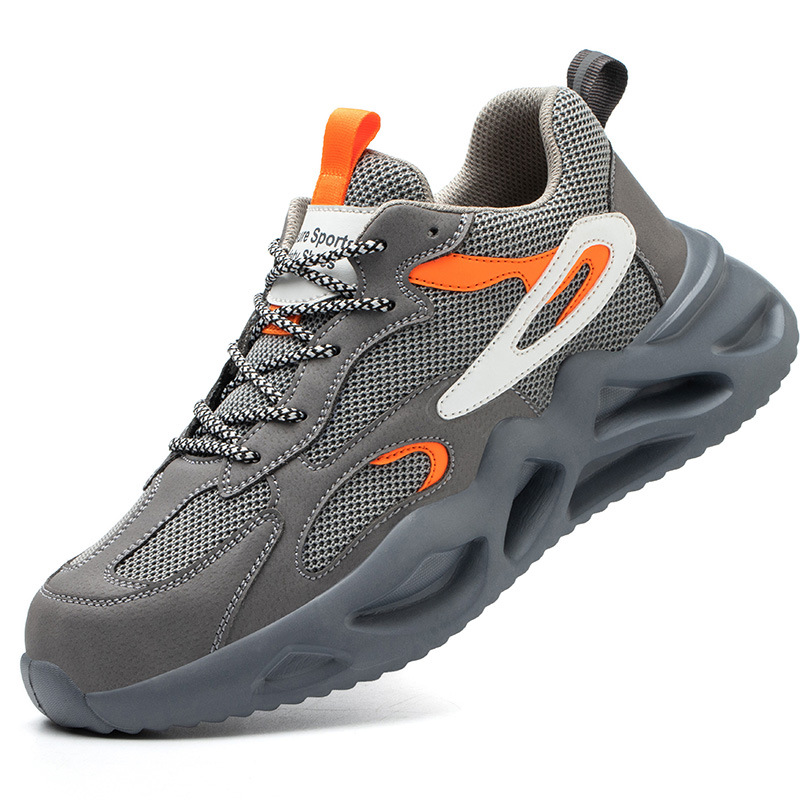 Breathable Mesh Lightweight Steel Toe Cap Safety Shoes foto 5