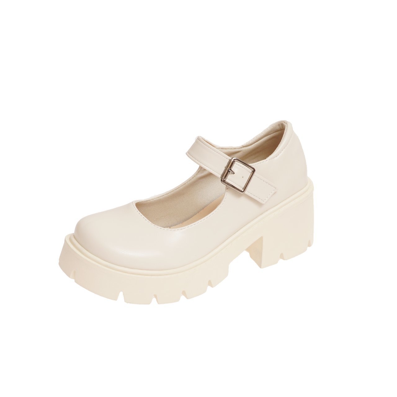 Chunky-heeled Thick-soled JK Uniform Pumps High Heels