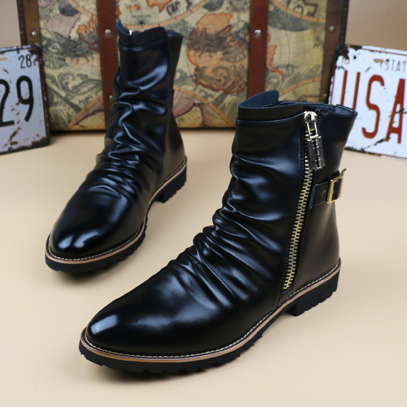 Boots Trendy All-matching Korean Style Height Increasing foto 5