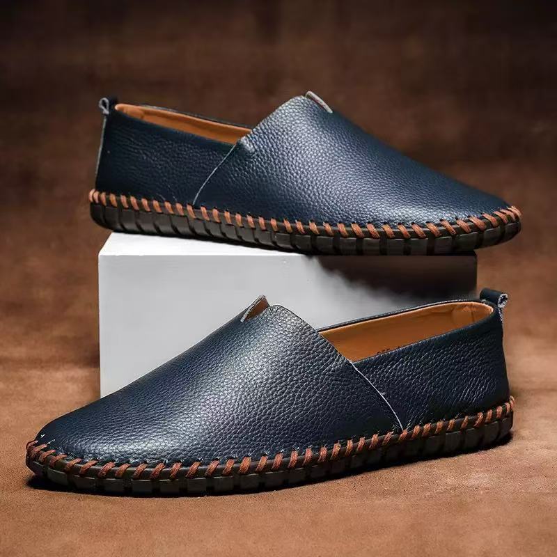 Men's Casual Trendy Slip-on Low-top Breathable Driving Shoes foto 4