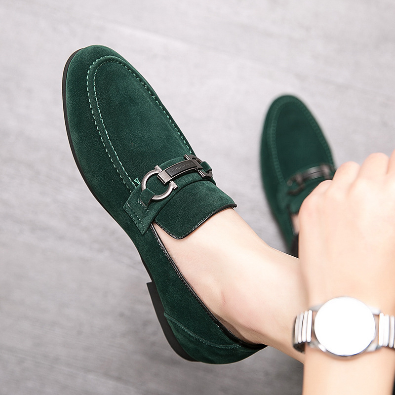 Spring Men's Matte Leather Shoes foto 3