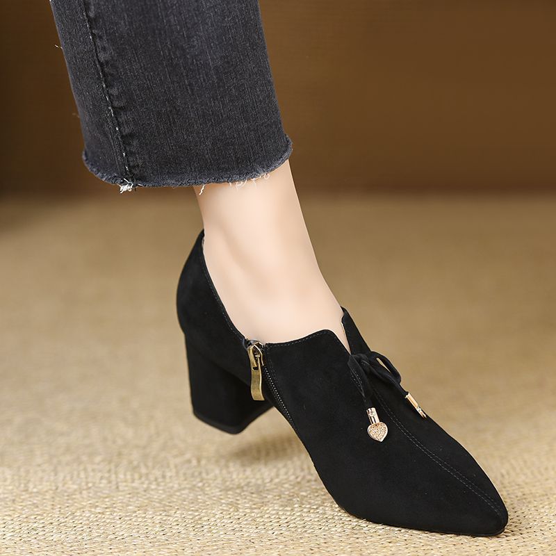 Chunky Heel Stylish Women's Flats foto 5