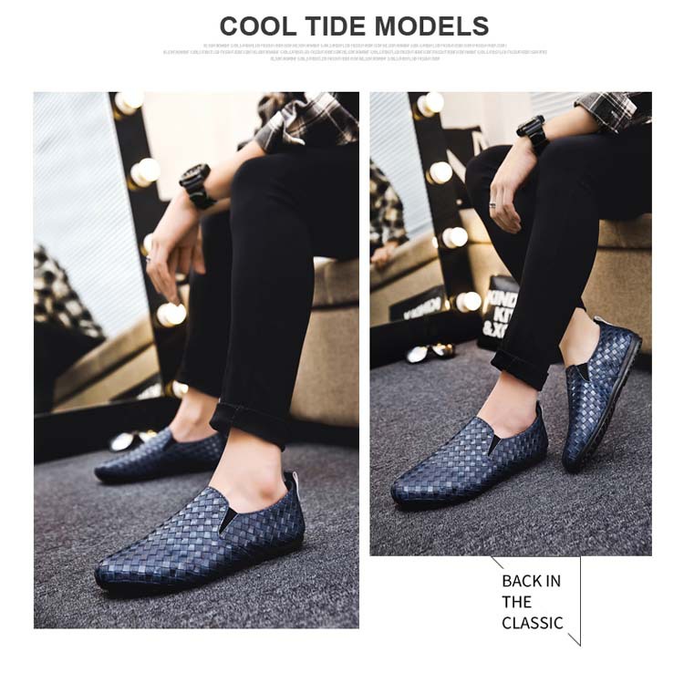 Gommino Men's Casual Slip-on Leather Shoes foto 4