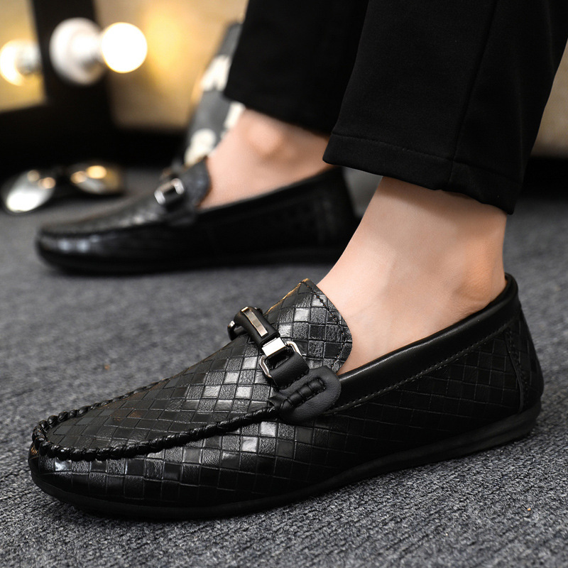 Mens Springsummer Low-top Moccasins Versatile Casual Shoes foto 2