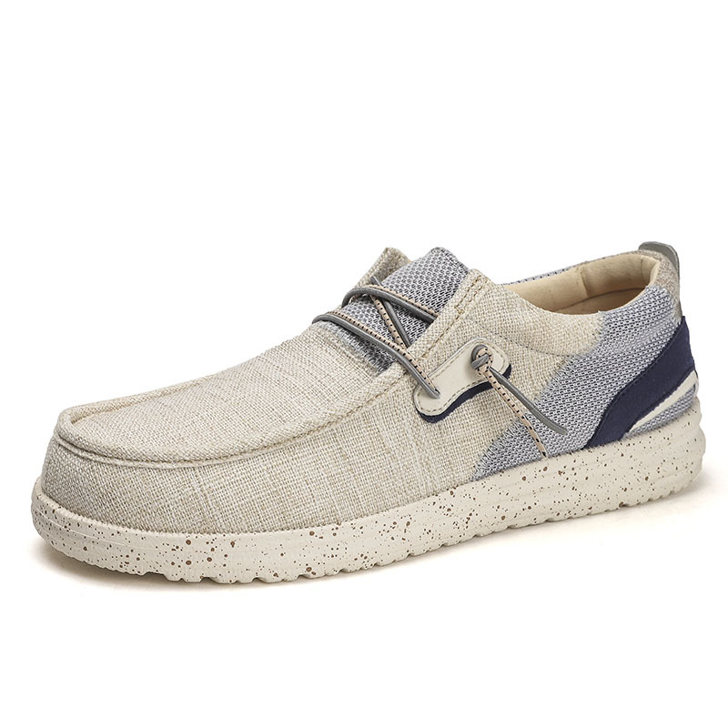 Canvas Loafers Men's Ultra-light Large Size Flat Bottom foto 2