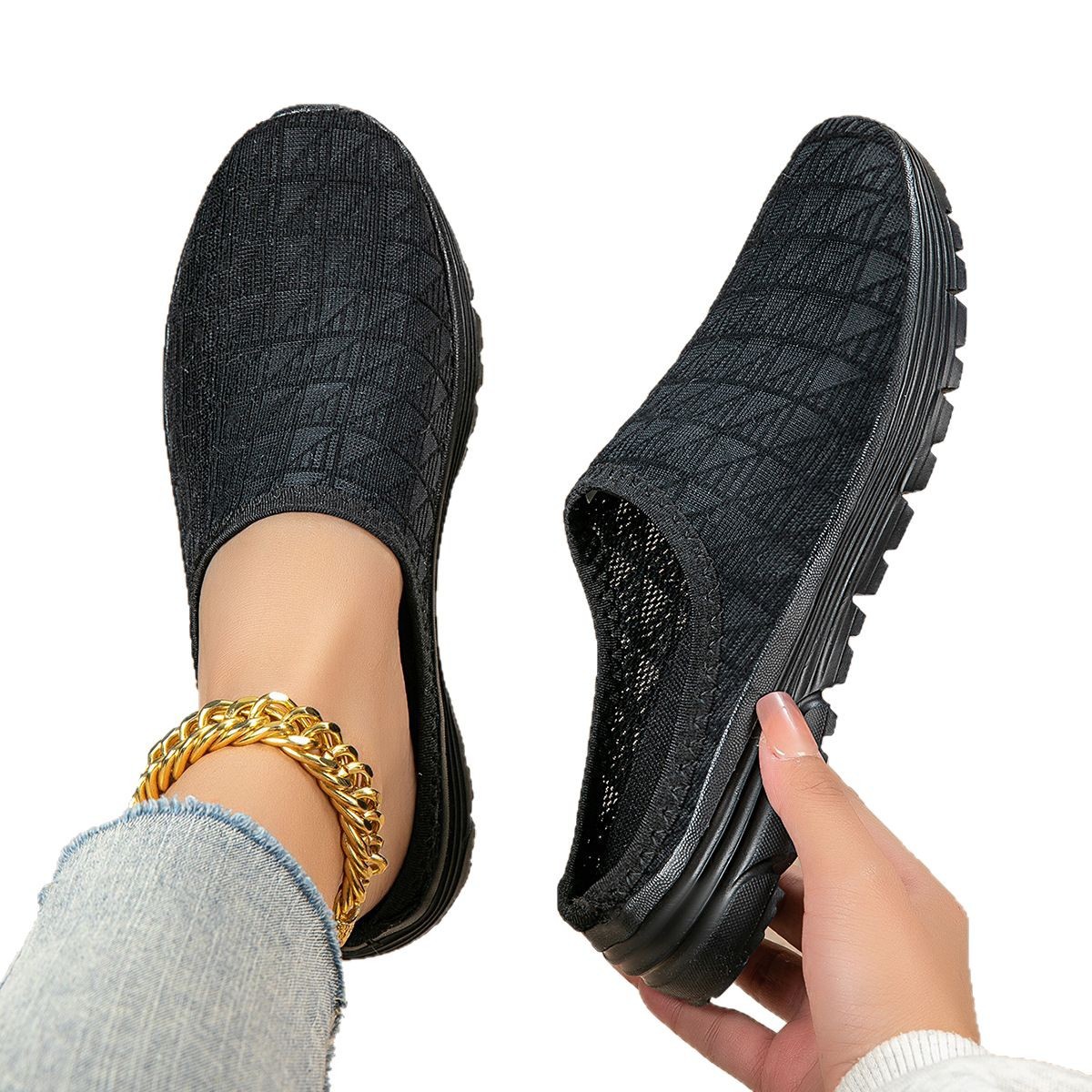 Womens Breathable Non-Slip Mesh Sports Sandals For The Beach foto 3