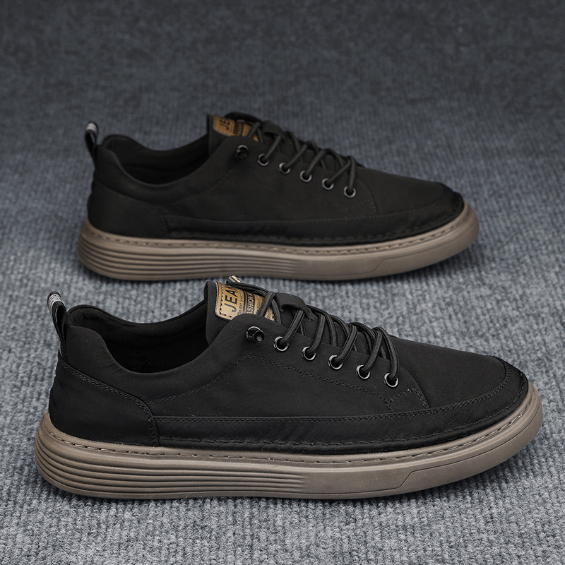 Canvas Men's Shoes Summer New Breathable Casual Flat foto 5