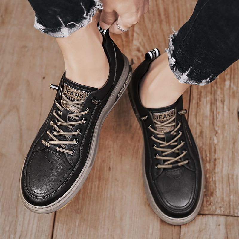 British-style Retro High-top Casual Shoes For Men foto 2