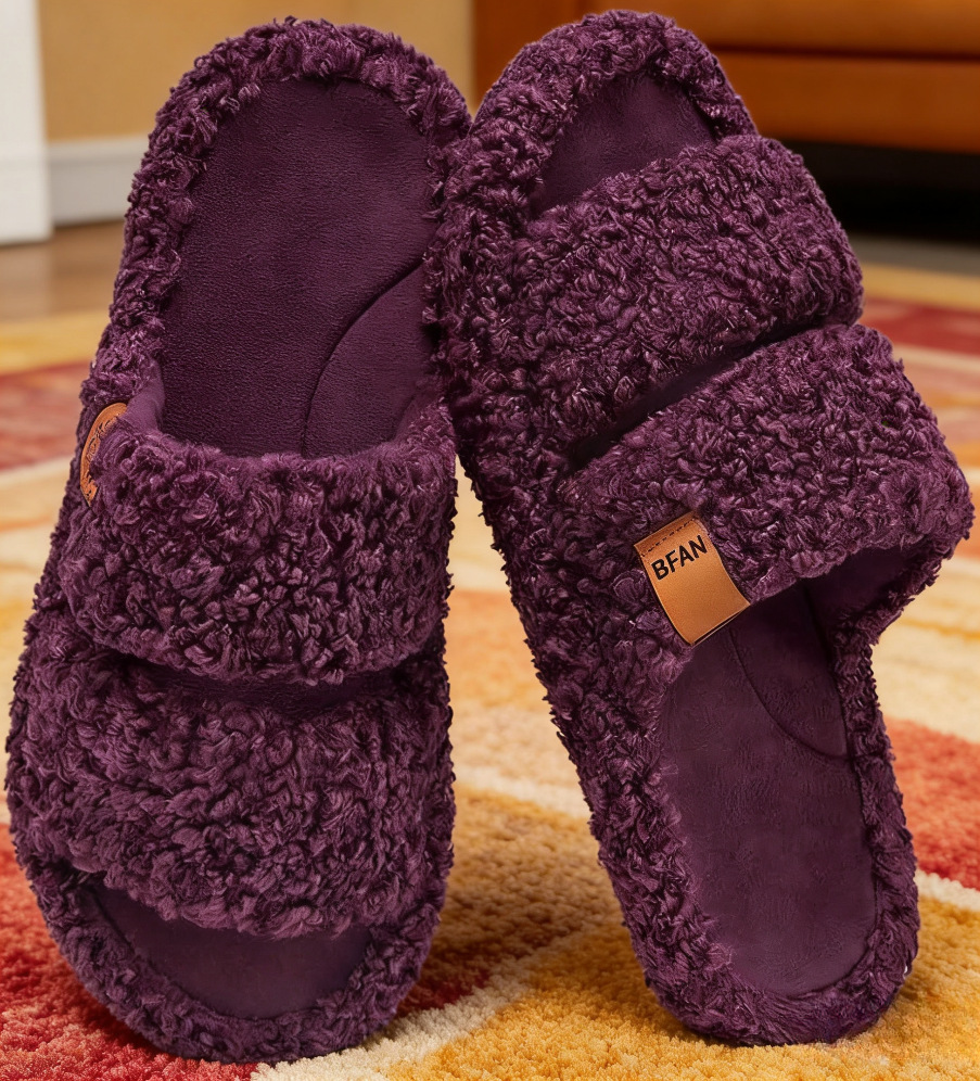 Silent Minimalist Cotton Slippers For Men And WomenWith A Soft foto 4