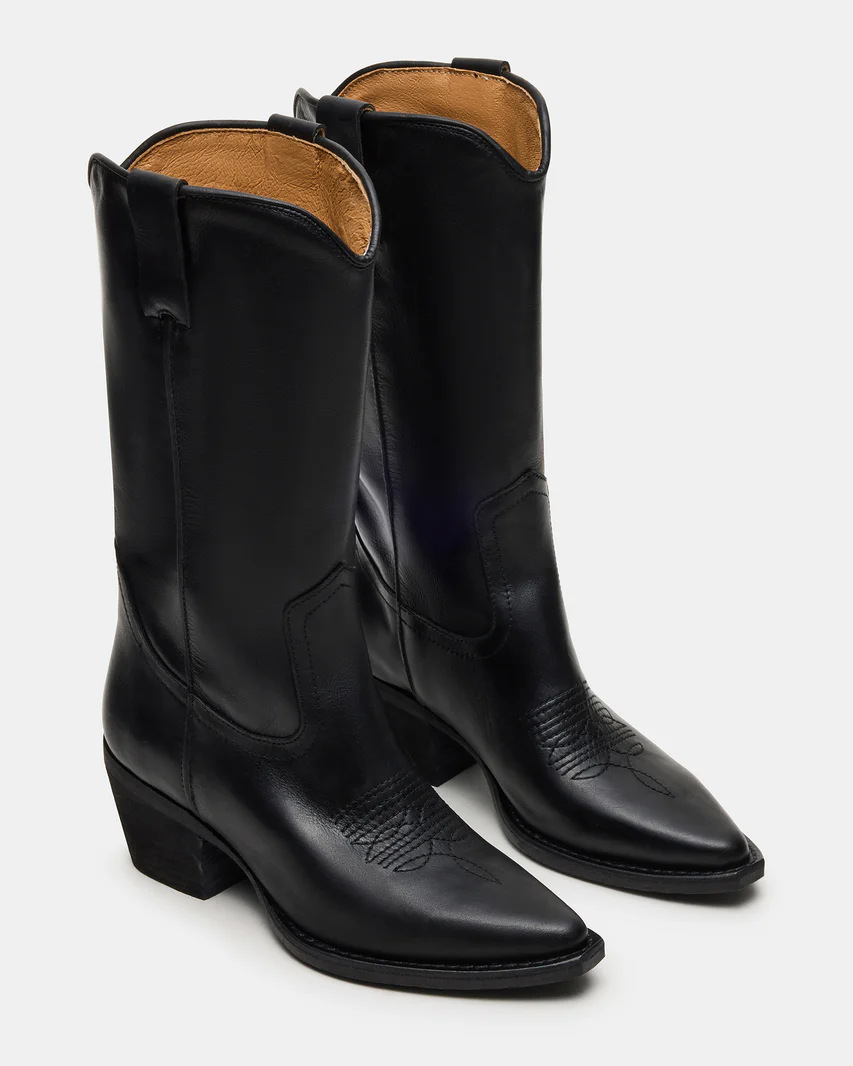 Plus-size Fashionable Embroidered Block-heel Thigh-high Womens Boots foto 5