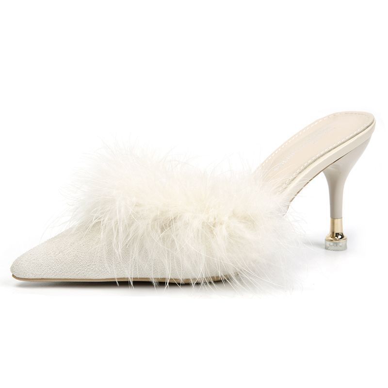 Women's Fashionable And Versatile Pointed-toe Slippers foto 3