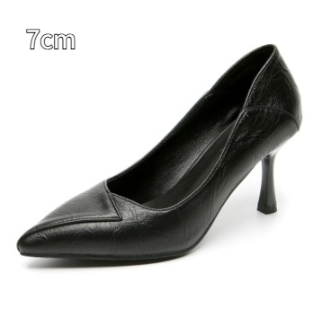Soft Surface Small Size Two-way Work Stiletto Heel Large Size High Heels foto 3