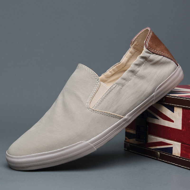 Men's Canvas Shoes Popular Simplicity Loafers foto 5