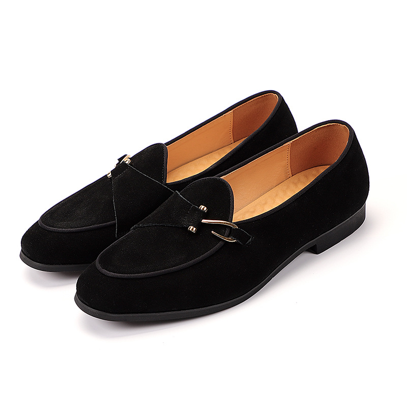 Summer Casual Men Loafers Leather Shoes foto 3