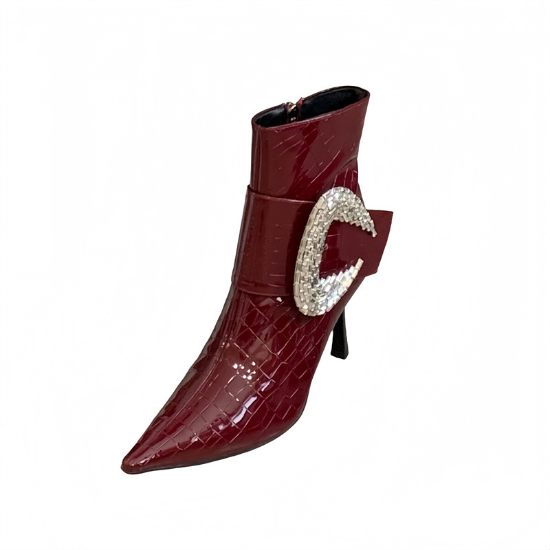Rhinestone Sexy High-Heel Fashion Boots For Women foto 5