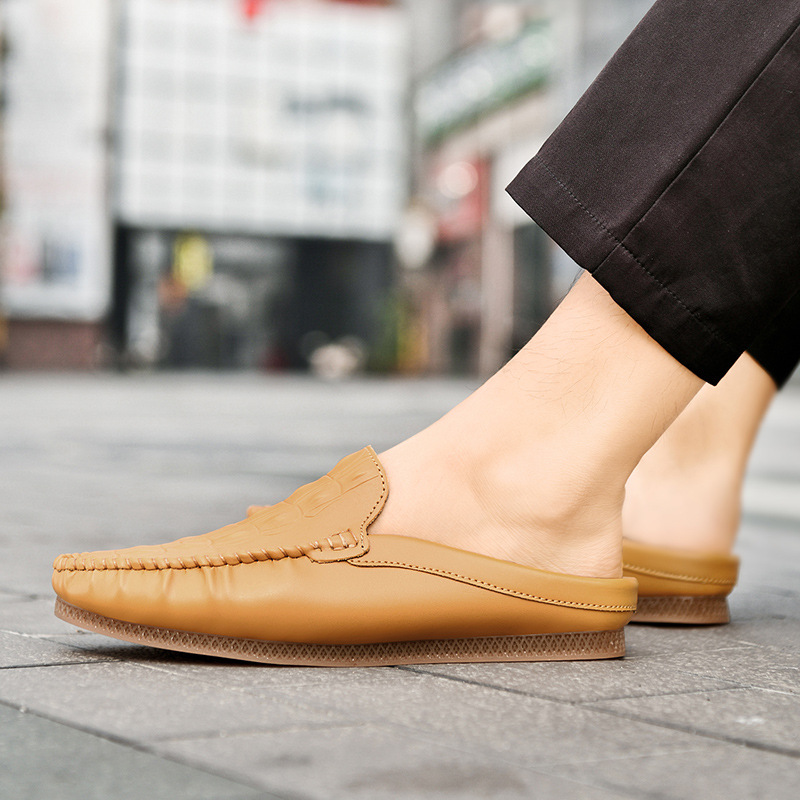 Outdoor Business-Casual Leather Men's Shoes foto 2
