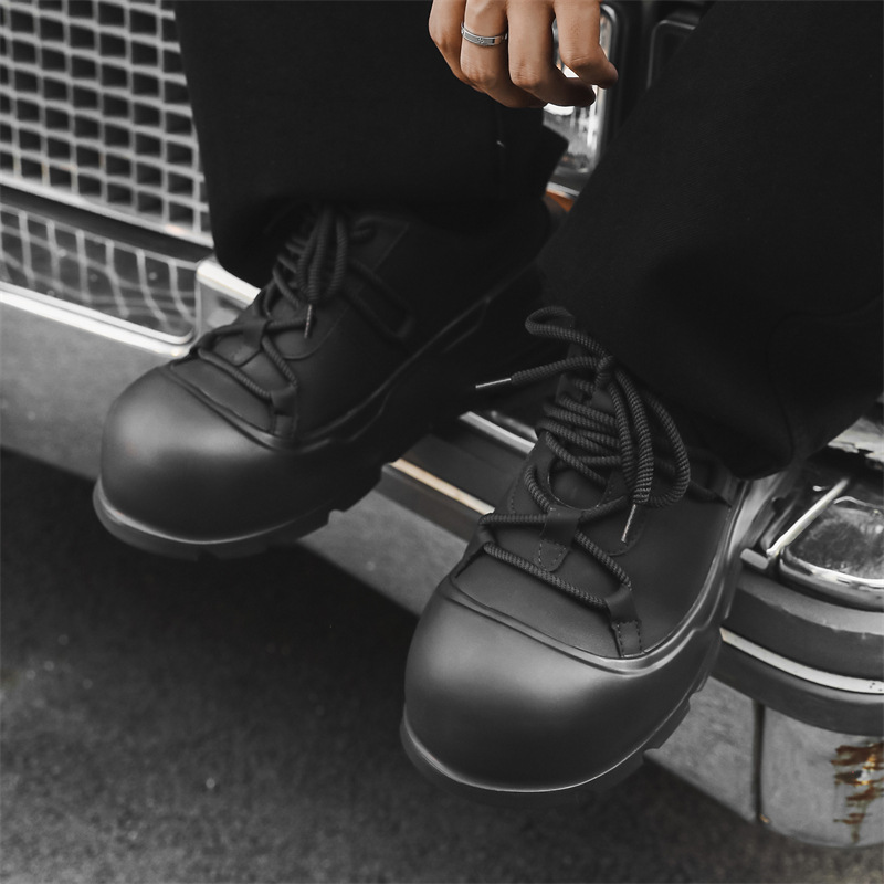 Spring And Autumn Men's Shoes Breathable Increased Leisure foto 3