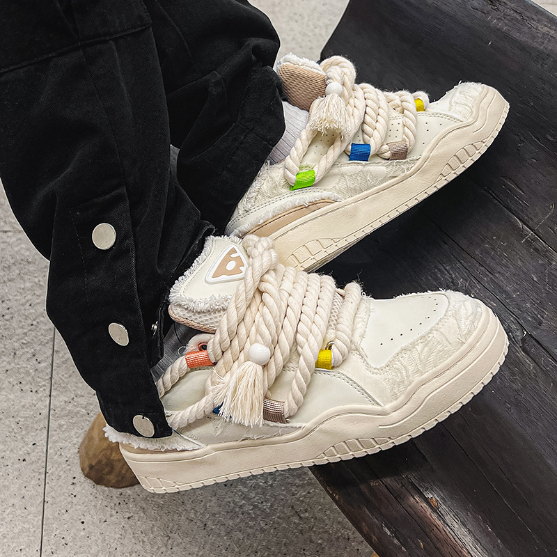 Fashion Hong Kong Style Retro Minority Men's Shoes foto 4